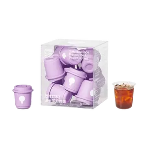 FIBOO Instant Black Coffee with Prune Flavor 4g x 10 Cups - Sugar-Free Freeze-Dried Coffee Powder