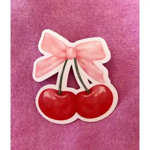 Esme & Elodie Cherry Bow Sticker