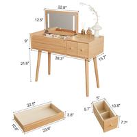 [Natural Color] Vanity Desk