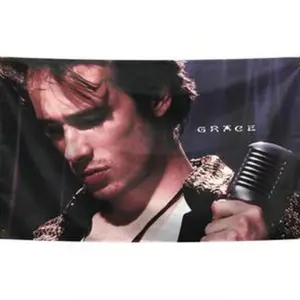 Interesting Jeff Star Buck-ley Tapestry Grace 90s Inspiring Music Song Cover Tapestry Funny Tapestry with Brass Grommets for College Dorm Room Gift Home Man Cave Decor