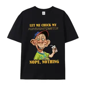 "Let Me Check My Giveaway Meter" T-Shirt with Funny Face Comedy Fan Tee Suitable for Men WomenCasual Round Neck Short Sleeve Shirt A228