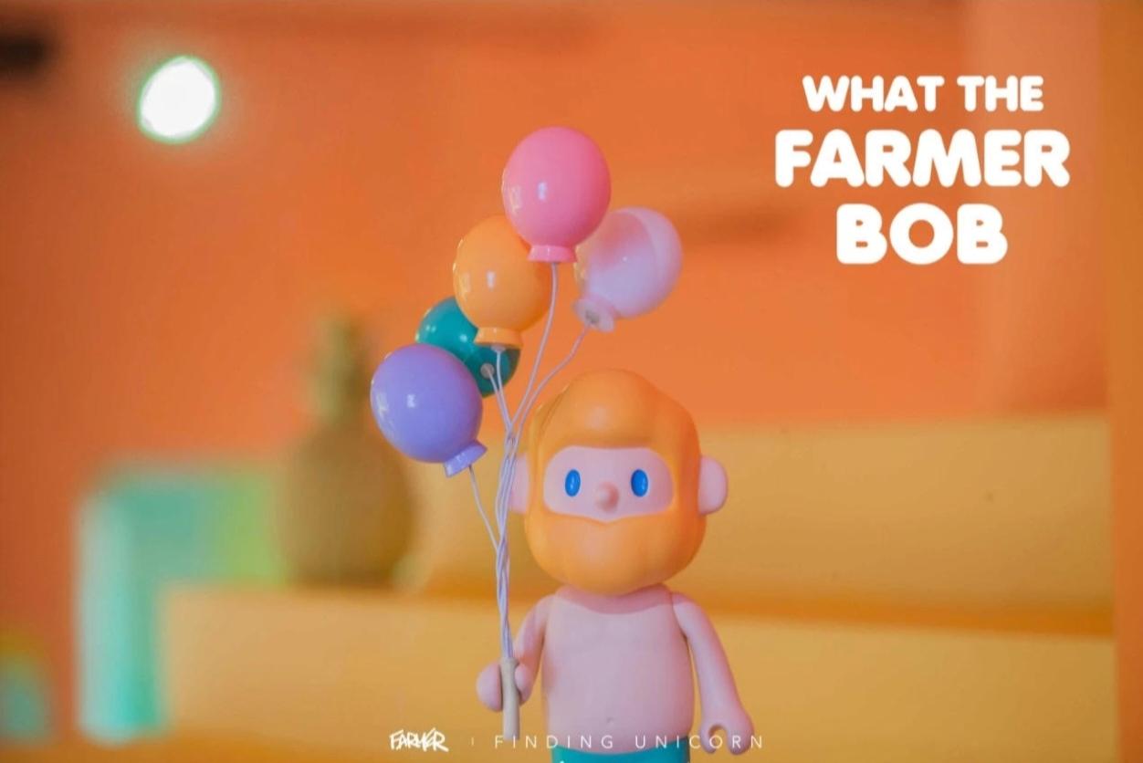 [FINDING UNICORN] 【Live Unboxing】200% FARMER BOB WHAT THE FARMER BOB Collection Figurine Toys for Modern Home Decor, Collectible Art Toy Cute Figures Desktop Ornament Collectible Toys Birthday Gifts