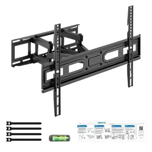 Mount-It! Full Motion TV Wall Mount for 37–80 Inch TVs, Swivel Tilt & Extend TV Mount, Holds 88 lbs, VESA 200x200–600x400