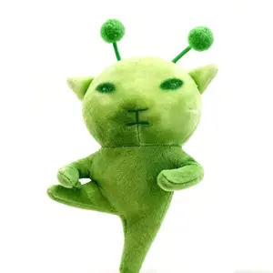 1PC Green Alien Cat Plush Toy, Cute Cartoon Cat Doll Pendant, Funny Creative Transformable Stuffed Figurine, Stuffed Animal Gift