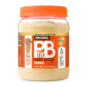 PBfit All Peanut Butter Powder, Powdered Peanut Spread From Real Roasted Pressed Peanuts