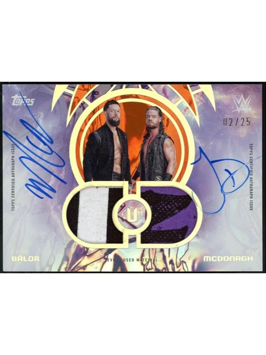 2025 Topps Universe WWE Finn Balor & JD McDonagh Tag Team Auto /25