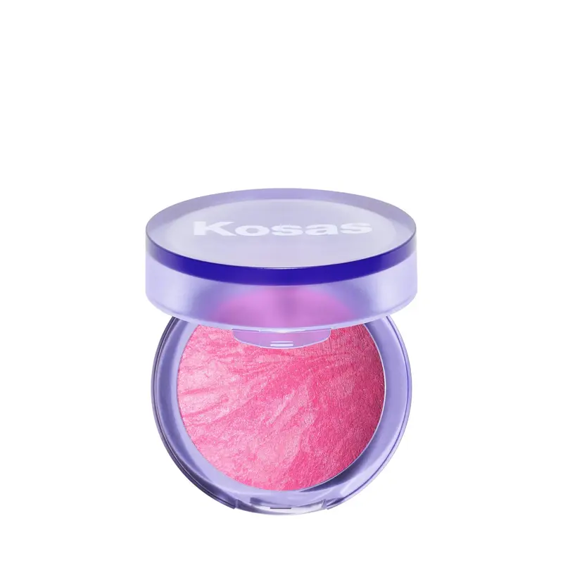 Kosas Blush is Life — Baked Dimensional and Brightening Blush Glam Red