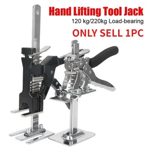 New Labor Saving Arm Board Jack Cabinet Lifter Height Locator Adjusting Lifter Multifunctional Anti-Slip Hand Lifting Tool Adjustable Clamp Height Heavy Duty