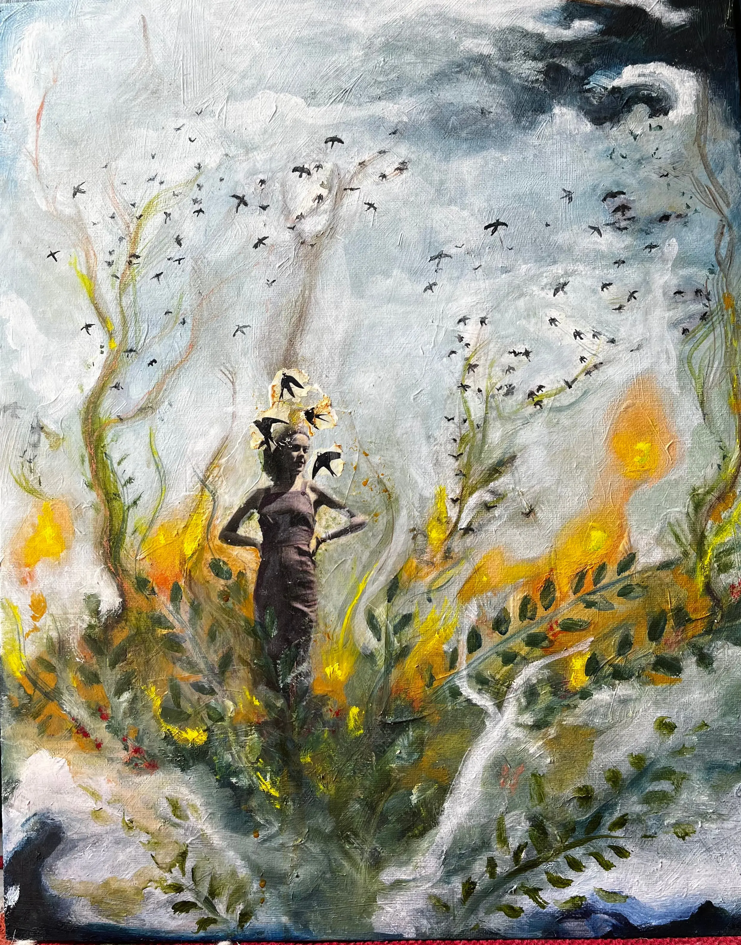 She is Fire - Art Print