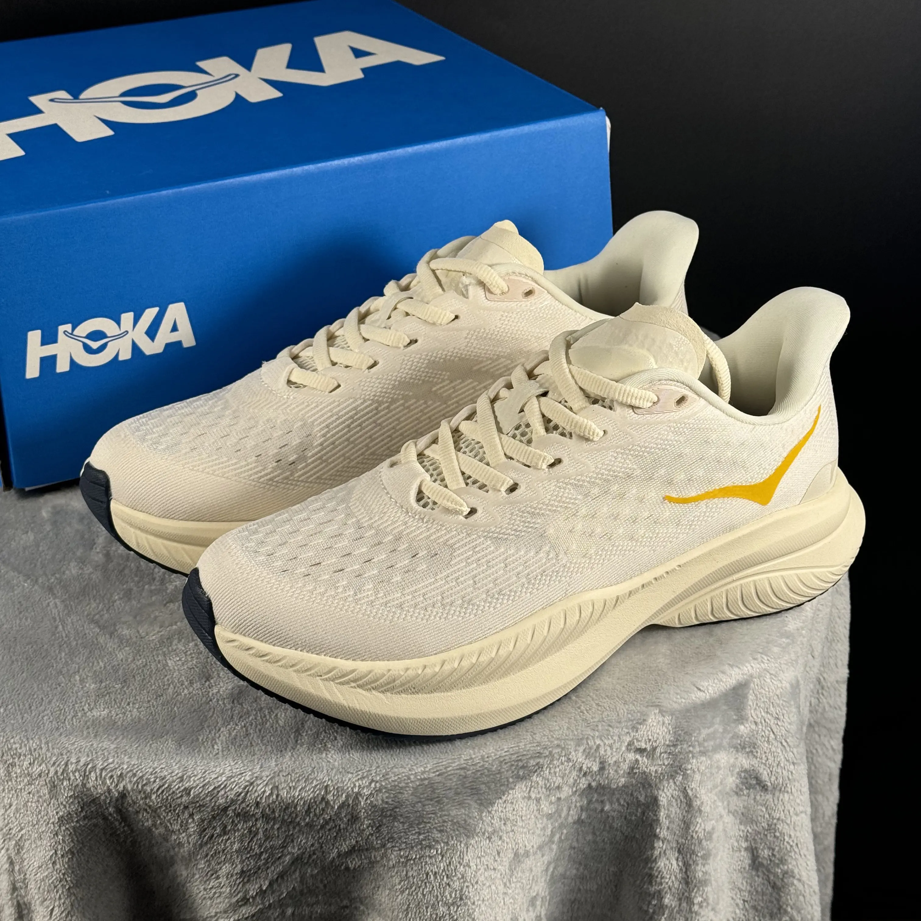 Cream White Sneakers With Yellow Accent Soft Running Shoes, gentle creamy hue fits daily commutes and minimalist refreshing outfits