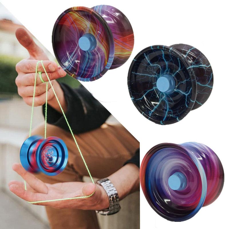 1pc Precision-Crafted High-Speed Metal Yo-Yo with Detachable Strap - Durable Vibrant Colors Dazzling Performance for Beginners - Available in Multiple Colors - Perfect for Outdoor Play and Practice