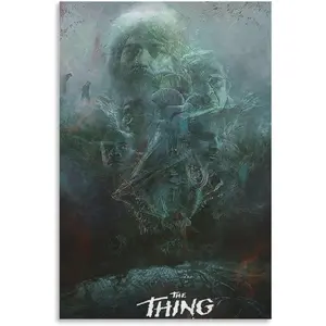 The Thing Movie Poster Film Art (21) Poster Decorative Painting Canvas Wall Art Living Room Posters Bedroom Painting