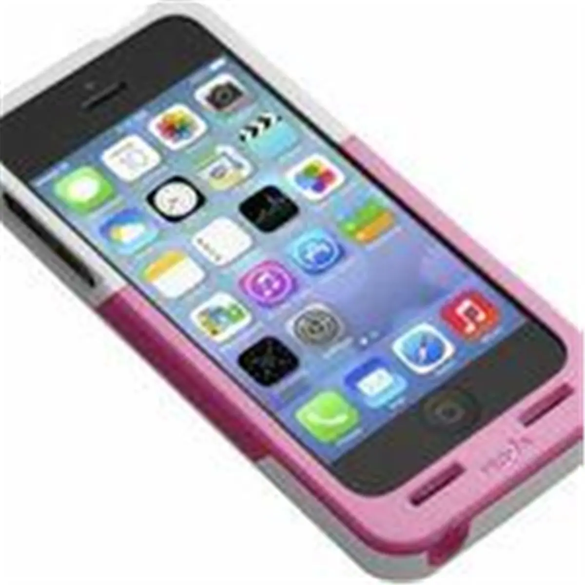 Prong 01050205 White Smartphone & Cellphone Protection Casing with Pink Pocketplug, Mobile Phone Accessories Set for iPhone 5 (Includes Case & Charger)