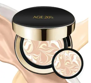 AGE20'S Signature Essence Pact SPF 50+ |  13 Ivory | Cream Foundation, Dewy Finish, Natural Coverage | Korean Cushion Foundation