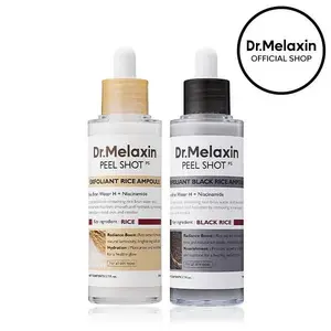 ‮ nixalem.rd  ‬ dr. melaxin- Peel Shot Glow Peeling Ampoule Duo .melaxin - Soft Exfoliating Face and Body Scrub Dead Skin Cells Remover for All Skin Types korean skin care