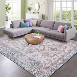 Velvet + Soft and Comfortable Art Retro Ethnic Geometric Texture Pattern Printed Carpet, Home Decoration Carpet, Living Room Large Carpet Sofa Cushion Entrance Mat Coffee Table Mat Bedroom Carpet Bedside Mat