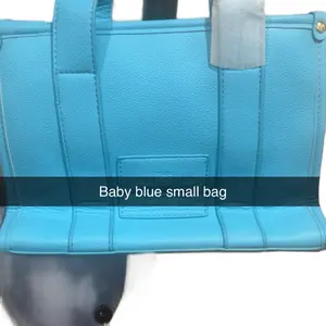 Small Sky Blue Hand Bag - Baby Blue Color, Simple Design Handbag