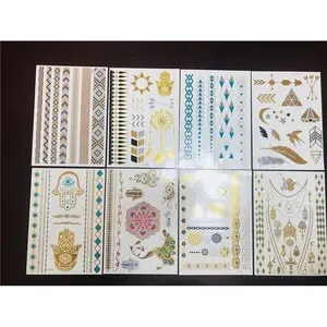 212 MAIN TAT01 Easy-Apply Long-Lasting Temporary Fake Tattoos, Men's Costume & Special Occasion Accessory Sheets