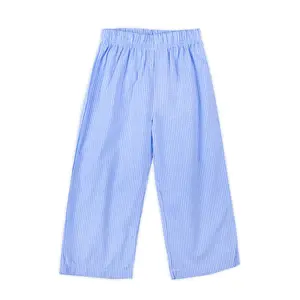 Light Blue Gingham Pants
