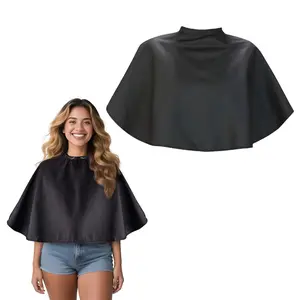 Professional Hair Cutting Cape for Barbers, Durable Comfortable Salon Cover, Fashion Round Neck Hairdressing Apron, Single Pack