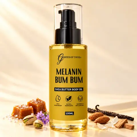 Shea Butter Body Oil – Deeply Nourishing, Lightweight Hydration with Almond Oil, Jojoba Oil & Vitamin E – Natural Moisturizer for Soft, Radiant Skin – 8oz