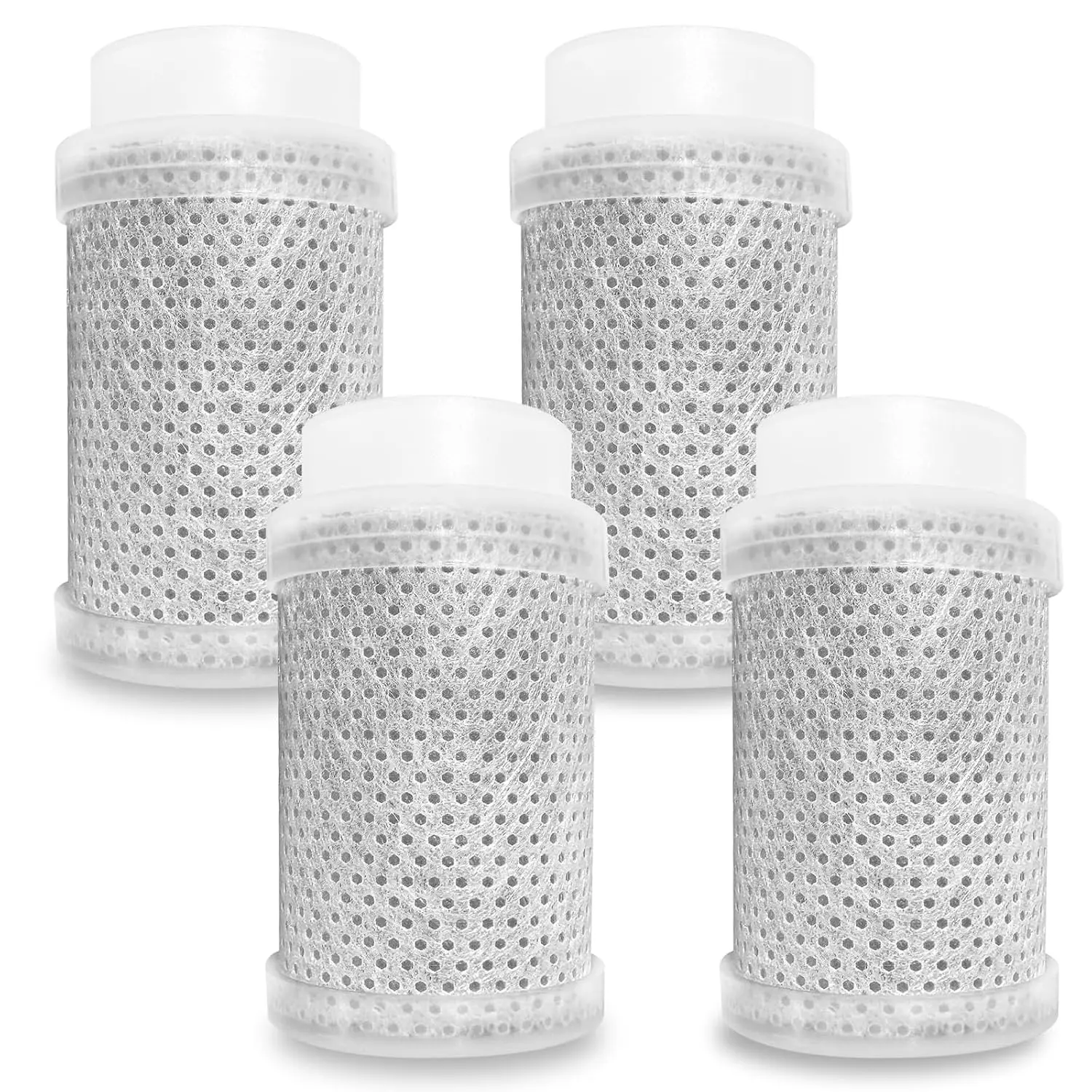 Upgraded Carbon Fiber Filter Replacements for Bathroom, Kitchen Faucet Water Filters (4PCS), Upgraded Version