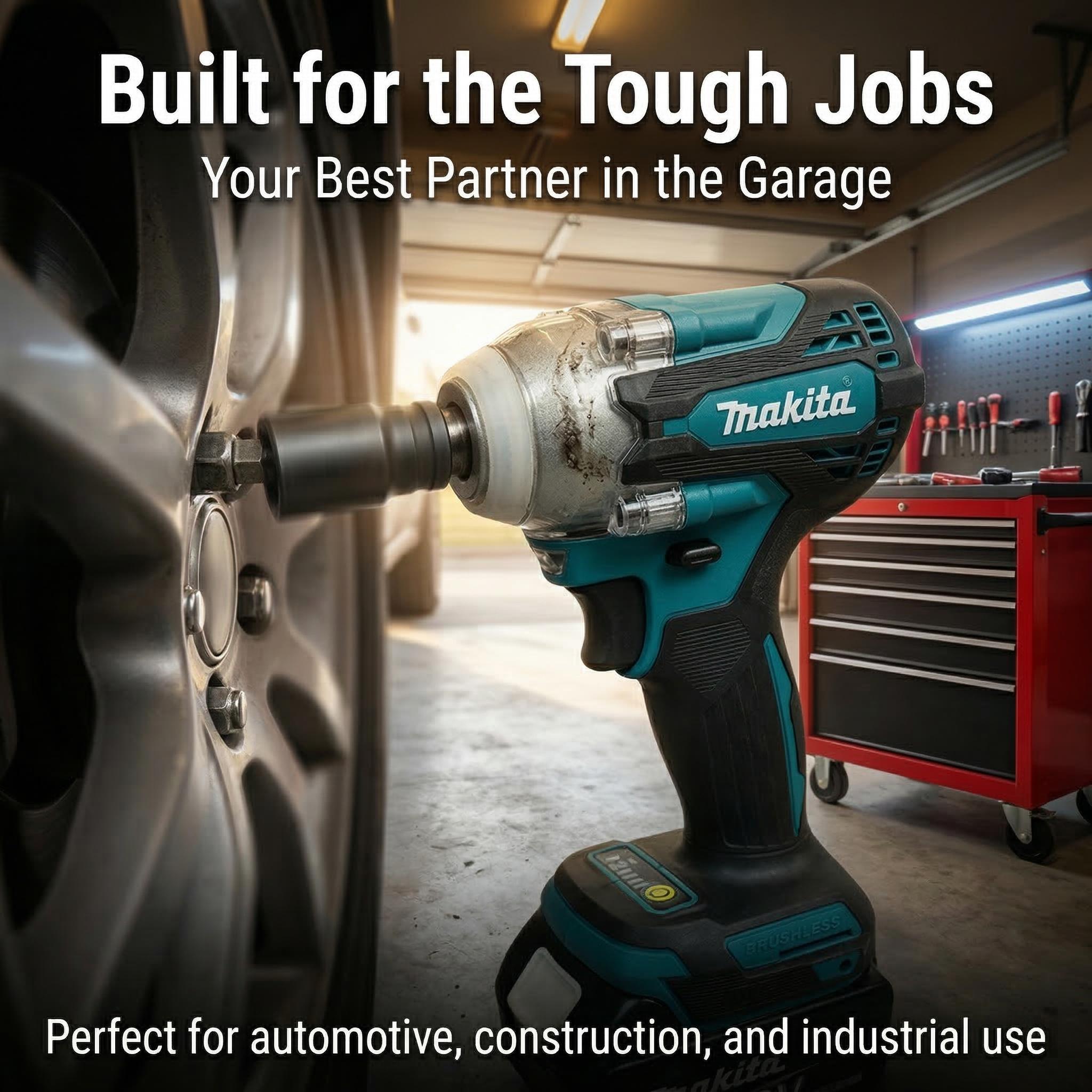 Makita DTW300 Electric  With 18V Battery Charger  Construction And Installation professional power tool  impact wrench powertools high torque