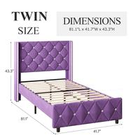 Twin Size Purple