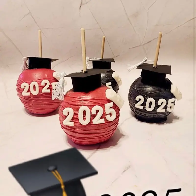 Custom Cupcake and Treat Toppers - Star Design with Glitter Finish and Wooden Sticks for Dessert Decoration