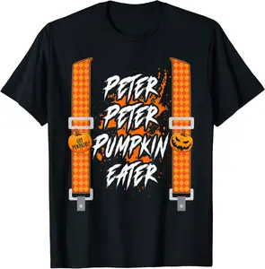 Peter Pumpkin Eater Halloween Costume Couple Men T-Shirt - Emilyschwe Shop 95B0CK28923Q