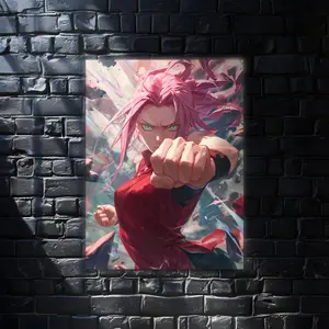 Haruno Sakura Naruto Anime Wall Art Poster, Modern Wall Art, Anime Gifts, Wall Decor