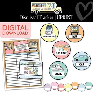 Printable Dismissal Tracker | A Year In Pastel