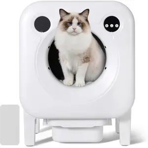 Garvee Automatic Self-Cleaning Cat Litter Box – WiFi-Enabled, Large Capacity, Made of ABS, with App Control, Designed for Multiple Cats