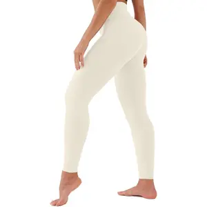 High Waisted Leggings for Women Buttery Soft Tummy Control Capri Yoga Pants for Workout Athletic Plus Size