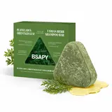 BSAPY Anti-Hair and Conditioner BSAPY Anti Hair Loss Shampoo Bar for Thinning Hair nourish dry hair120gDHT Blocker with Polygonum Ginseng Tea Tree Sulfate-FreeHerbal Cleanser Strengthen Roots Reduce Fall GentleHaircare DR Soap Cleansing