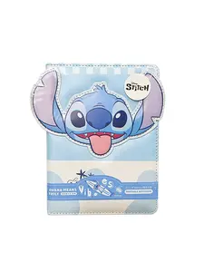 1pc Disney Officially Licensed Stitch 3D Cute Cartoon A5 Notebook Fun Creative Notepad 96 Grid Inside High-value Leather Send Friends and Family Prizes Stationery Small Gift Reading Notes Excerpt Book DIY Handbook Diary Gift for Friends