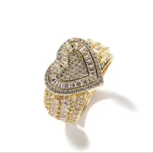 anillo corazon princessa gold-plated