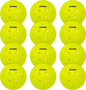 Franklin Sports X-40 Outdoor Pickleballs - Official Ball of USA Pickleball, 3 Packs, 12 Packs, 36 Pickleball Buckets, 50, 100, 400 Bulk Packs