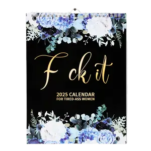 2025 Calendar for Tired-Ass Women,Calendar Home Office HangingCalendar, Funny Swear Word PlannerMonthly Calendar Gag White ElephantGift for Christmas
