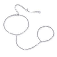 Crimp Chain - White Gold