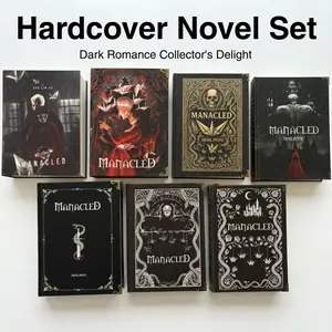 Manacled Inspired Hardcover Book, 3-in-1 Special Collector Edition with 7 Cover Designs and Free Bookmark