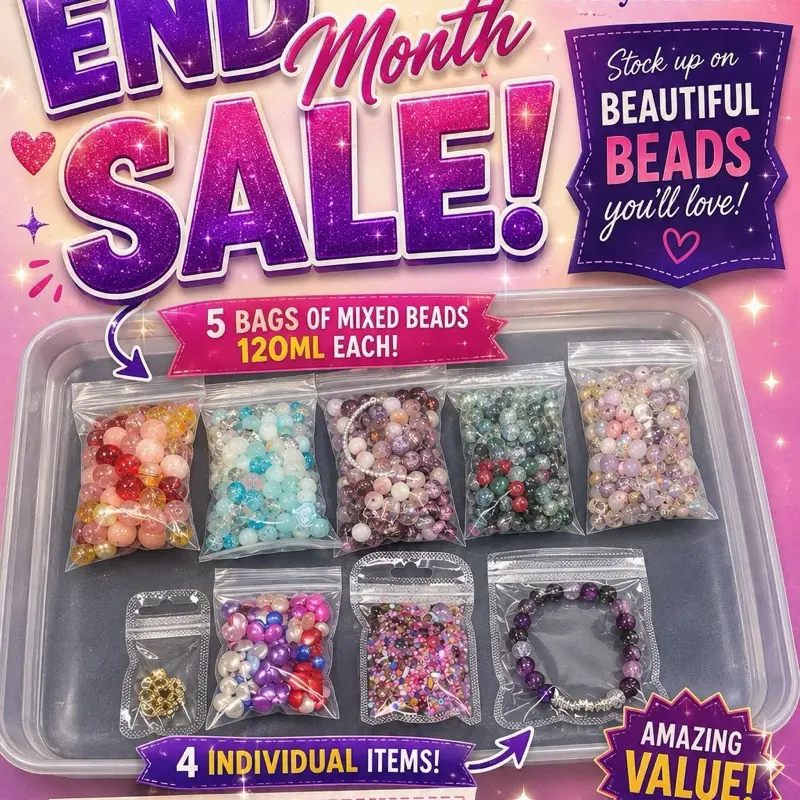 End of the Month Beads Bag Sale - Limited Time Offer