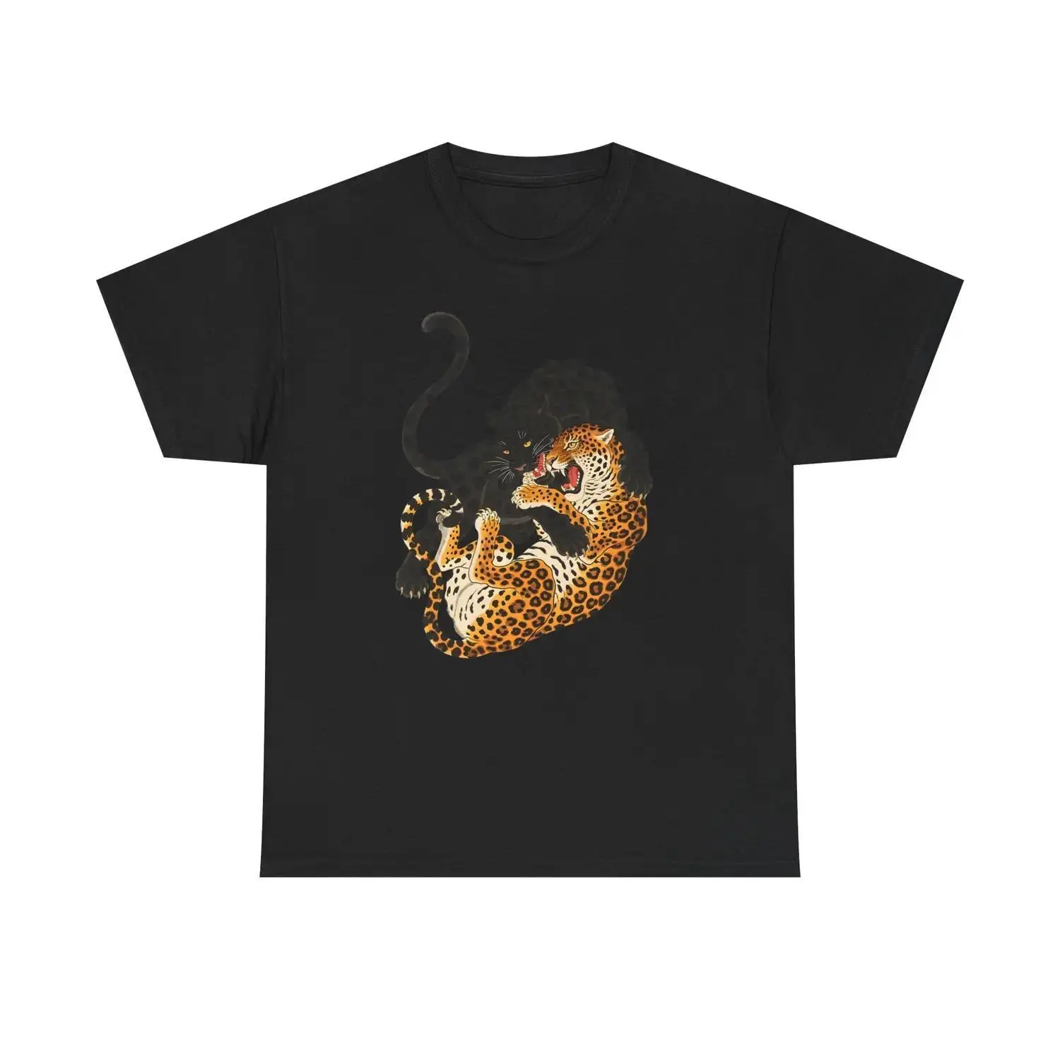 Women's Jungle Fury Short-Sleeve Casual Streetwear Unisex Top, Shortsleeve, Tshirt, Good Graphic Tees, Breathable Fabric, 100% Cotton, Graphic Shirts, Women's Clothes