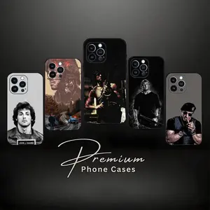 John Rambo Inspired Action Hero Phone Compatible with iPhone 12/13/14/15/16/17 (Pro Max/Plus) Suitable as a Gift for Friends and Family Soft Silicone Black Cover, Shockproof, Anti-Scratch, Rugged Protective Design
