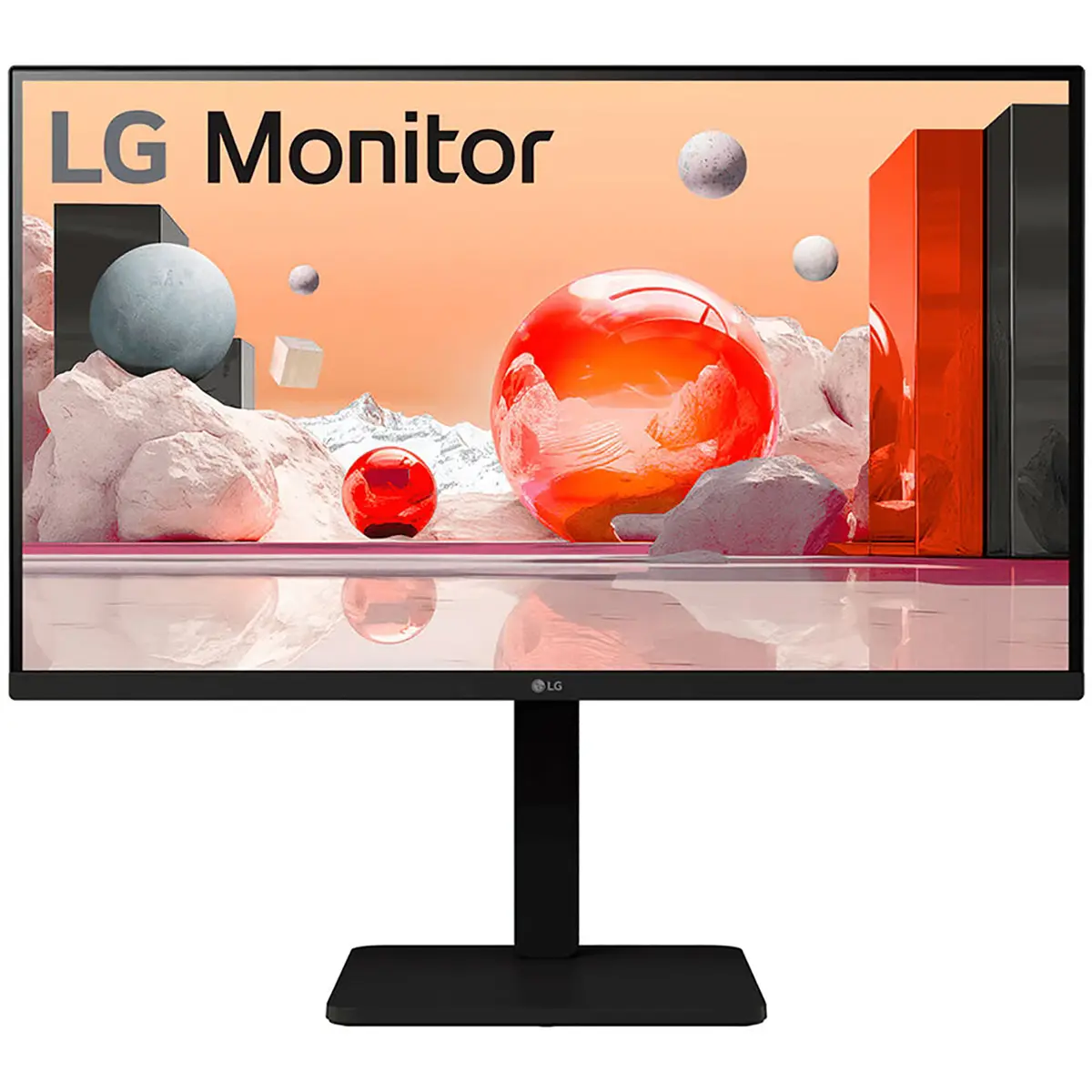 LG 27BA560-B 27" 16:9 FHD 1080P IPS Panel Monitor - 100Hz Rate, Dynamic Sync, Multiple Ports, TAA Compliant, Matte Black
