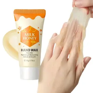 Milk & Honey Essence Wax Mask For Moisturizing Hand And Foot Skin, Hydrating Nourishing Gel Mask, Dead Callused Skin Remover Gel For Hands And Feet, Moisturizer