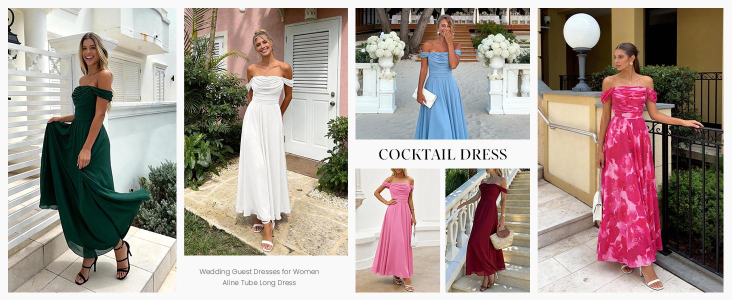 PrettyGarden Womens Off Shoulder Maxi Summer Dresses Elegant Mesh Aline Swing Ruched Flowy Cocktail Wedding Guest Dress PrettyGarden Womens Off Shoulder Maxi Summer Dresses Elegant Mesh Aline Swing Ruched Flowy Cocktail Wedding Guest Dress