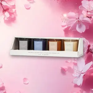 Threshold Votive Gift Set,4pk,Cashmere Vanilla Watermint,Trending Home Fragrance,TikTok Hot Sale,Scented Candles for Gifts,Aromatherapy Variety Pack