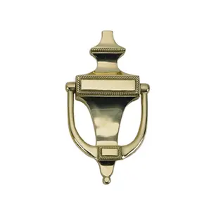 BRASS Accents  Rope Door Knocker 6-.50 in. Polished Brass, Cast Metal, Georgian Look, Antique Finish