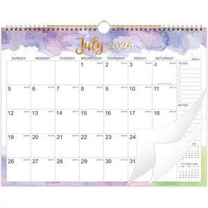2026-2027 Wall Calendar, 15" x 11.5", July 2026 - December 2027, 18-Month Calendar with Twin-Wire Binding, Large Blocks, Julian Dates, Perfect Organizer for Home & Office